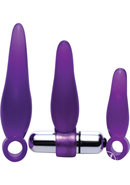 Frisky 3pc Finger Rimmer W/bullet Purple