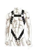 Prowler Red Butch Body Harness Blk Md