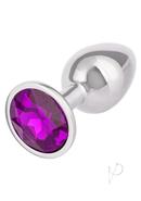 Jewel Small Amethyst Plug Purple