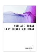 Lady Boner Greeting Card